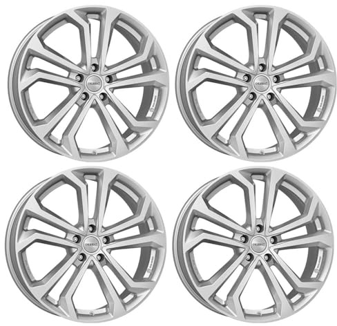 4x Dezent Felgen Alufelgen TA silver 7.5Jx17 ET52 5x112 kompatibel mit BMW 1 2 X1 X2