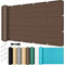 Sonnensegel Sonnenschutz Windschutz 160 x 200 cm Uv-Schutz 98% Rechteckig Gewächshaus Hagelschutznetz Wetterschutz Wasser Luftdurchlässig für Carport Pflanze Pergola Zaun Außen, Braun