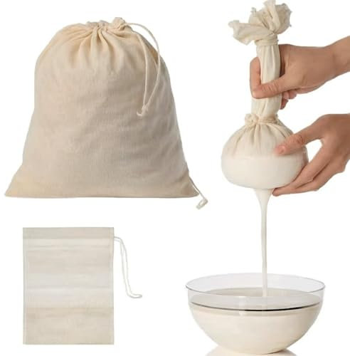 Baumwollgaze Küchenartikel Tofu Käse Filtertuch Butter Milch Kaffee Filter Werkzeuge Gadgets Esszimmer Bar Haus Garten 10 Stück (50 x 70 cm)