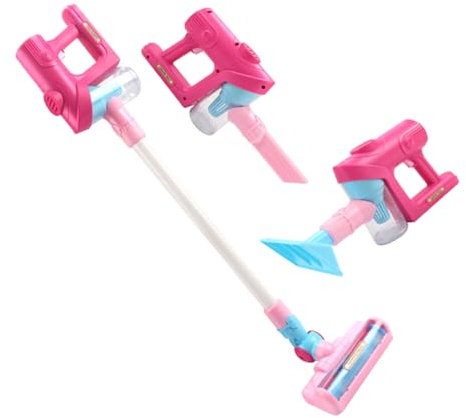 Sosoport 1 Satz Staubsauger mit Licht und Sound Simuliertes Reinigungsspielzeug für Fördert Verantwortung und Sauberkeit Sicher für Kleinkinder für Rollenspiele