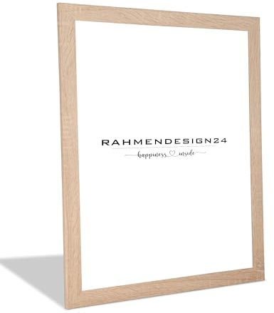 Rahmendesign24 Bilderrahmen Puzzlerahmen | Sonoma Eiche 70x100cm | Moderner Fotorahmen für Fotos, Poster, Puzzle & Urkunden | Galerierahmen Wechselrahmen Deko Wandrahmen Tischrahmen