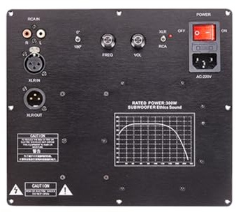 Subwoofer Active Speaker Amplifier Board - Digital Amplifier Board for Pure Bass Home Audio System