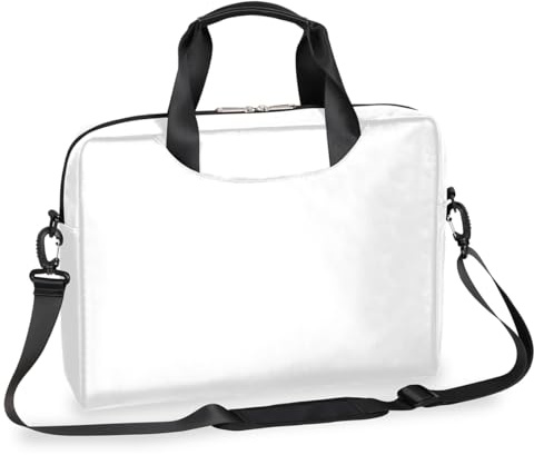 Mexpekil Borsa messenger per computer portatile da 13-16 pollici, con piume di farfalla viola, per donne e uomini
