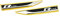 Volkswagen 5G0853688APFOD 5G0853688AQFOD R-Line Plaketten vom seitlich Kotflügel Emblem Logo schwarz chrom