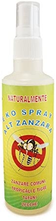 Spray antizanzare ECOLOGICO - EKO ALT ZANZARE 120ml
