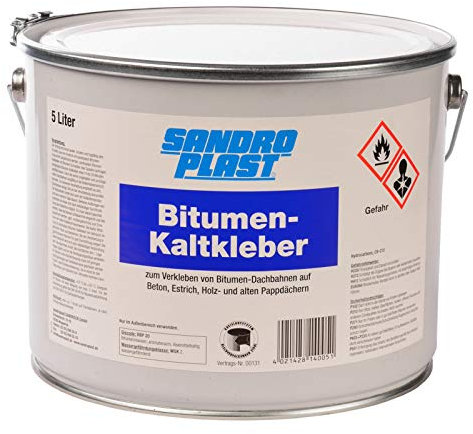 SANDROPLAST Bitumen Kaltklebemasse 5 Liter