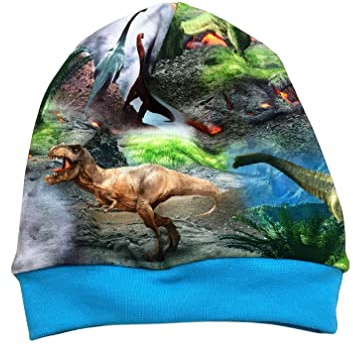 Beanie Mütze Dinos, auch gefüttert