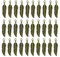 30 Stück Bohemia Feder Serie Anhänger antikes Bronze Charms für Schmuckherstellung Zubehör Bastelbedarf