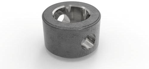 Joma-Tech | Rotatoraufnahme Ø 50 mm inkl. Befestigungsset | für Drehmotor, Rotator, Verladezange, Forstgreifer