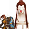 Overwatch DVA Support Brigita Horsetail cosplay anime wig