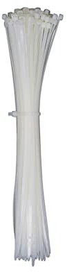 LPGLed | Fascette in nylon per cablaggio - confezione da 100 pezzi - maggiore tenuta - professionali - bianche (4x280mm)