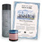 happylandgifts® Premium | Echtes New York Grundstück als einzigartiges Geschenk für Amerika Fans | Personalisierte Besitzurkunde in Farbe mit Wunschname und persönlicher Widmung