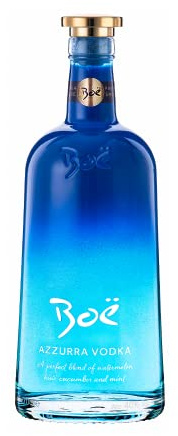 Boë Azzurra Vodka - Watermelon & Kiwi - Flavoured Vodka - 70cl