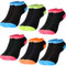 L&K-II 12 Paar Damen Sneaker Socken Füßlinge mehrfabrig mit verschiedene Muster 92281-N 35 38