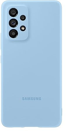 Samsung Silicone Cover EF-PA536 für das Galaxy A53 5G | Back Cover, Handy-Hülle, stoßfest, Schutz Case, Artic Blue - 6,5 Zoll