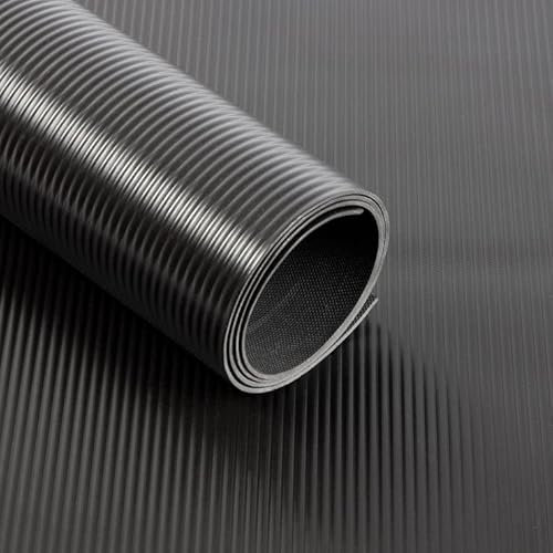 KARAT Revêtement de Sol antidérapant en PVC Strips| Parquet Ignifuge pour Zones d'entrée/espaces commerciaux| Tapis en Vinyle pour intérieur/extérieur, résistant au feu, épaisseur 2 mm (120 x 100 cm)