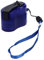 USB Handkurbel Ladegerät Powerbank Kurbel Generator Tragbares USB Handkurbel Telefon Notfall Ladegerät Handy Notstromversorgung für Outdoor Wanderungen Camping(Blau)