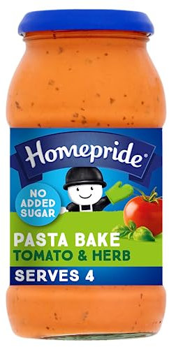 Homepride Sauce crémeuse sans sucre ajouté aux tomates et aux herbes, pot de 485 g