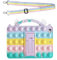 Soft Silicone Rainbow Unicorn Pattern Tablet Case with Handle with Lanyard with Fold Stand Shockproof Cover Case for iPad Mini 6 8.3 2021