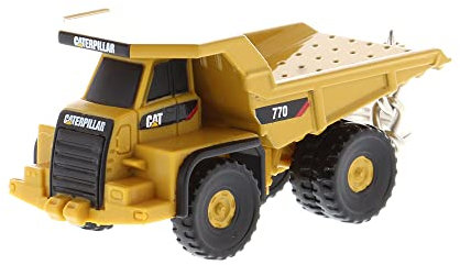 Diecast Masters 85985 - Caterpillar Mining Truck 770 come portachiavi, dettagliato veicolo da costruzione CAT in metallo, circa 3,5 x 2 x 2 cm