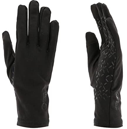 VIP Northern Ridge Line Handschuhe für Damen und Herren, weich und warm, Touchscreen, Wandern, Laufen, Walking, Outdoor, mit rutschfestem Gel-Griff, Komfort-Material, Schwarz, L/XL