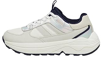 ONLY Damen ONLSYLVIE-9 PU NOOS Sneaker, Light Gray, 37 EU