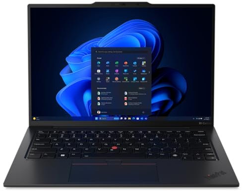 Lenovo Notebook Ordinateur portable ThinkPad X1 Carbon Gen 12, Processeur Intel Ultra 5 125U, Écran WUXGA 14 po 100 % sRGB Non Tactile, 16 Go RAM 6400 MHz, SSD Performance Gen4 512 Go, Caméra FHD+