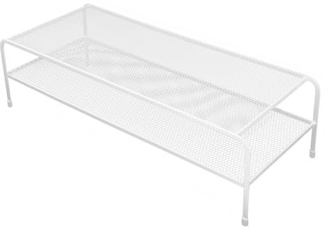 Uonlytech Monitorständer Aus Metall Mesh Transparenter Computerständer Für Home Office Ergonomischer Laptop Und Bildschirmständer Platzsparend Und Verformungsbeständig