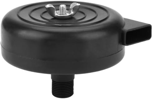 16mm 3/8pt Air Compressor Intake Filter, Black Plastic Male Thread Air Compressor Intake Filter Silencer Muffler, Air Tool Silencer for Blowers, Air Compressors and Exhaust Ports