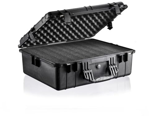 GUARDIQUE Apollo Case 6062 - Transportkoffer mit Multilayer Schaumstoff, staubdichter, wetterfester Schutzkoffer, Outdoor Universalkoffer | IP67 | 55,4 x 43 x 19,4 cm (innenM.)