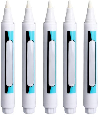 YSJCHEBS 5 Marqueurs Extra Épais, Stylos De Peinture Pour Pneus Blancs, Marquage Permanent Blanc, 2,5 Mm, 16 X 142 Mm