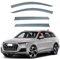XATHKJOE Set mit 4 Windabweisern, für Audi Q7 MK2-4M 2016-2021 2022 2023 2024 Autofenster Regenschutz Regenabweiser Deflektoren Auto Seitenfensterabweiser