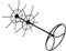 SOLUSTRE Rotierender Schmuckaufhänger Halskette Rotierender Displayständer Uhrenständer Armbandhalter Armbandständer Schmuckständer Schmuckturm Edelstahl Schwarz