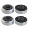 zuousxbs Lot de 4 Coussinets d'isolation pour Platine Vinyle pour amplificateur, appareils HiFi, enregistreur, Haut-parleurs en Aluminium, Pieds d'isolation, Pointes pour Haut-parleurs