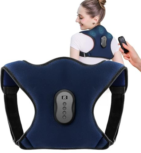 EPROICKS Haltungskorrektor mit Vibrationsalarm & Wärmetherapie, Schulter-Nacken-Massagegerät, Medizinisch Zertifizierte Rückenstütze für Büro, Yoga und Autofahren – Echtzeit-Haltungserkennung