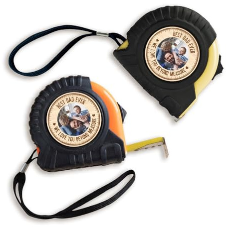Metro a nastro personalizzato per papà, regalo per la prima festa del papà, regalo da figlio, papà figlia, metro a nastro, nastro di misurazione (1 pezzo, 7,5 m)