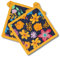 gws Hitzebeständige Topflappen 1 Paar Blumen – Safran 20 x 20 cm 100 Prozent Baumwolle Oeko-TEX Standard 100 rutschfest waschbar