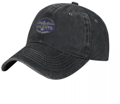 PWZACUZ Basecap Distressed Fall Guys Stunt Association Hard Trucker Custom for Men