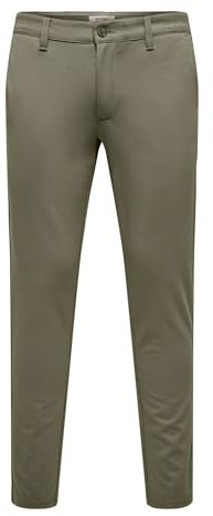 Only & Sons Herren Male Chino Hose Fit Onsmark Slim Gw 0209 Pant Noos, Bungee Cord, 30W / 32L EU