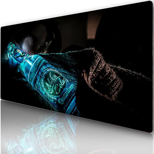 Nuka-Cola Quantum Tapis de Souris Fallout Terres Désolées – Format XXL 900x400mm, Visuel Apocalyptique, Idéal pour Esport et Bureaux