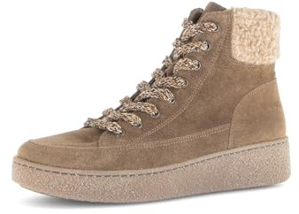 Gabor Damen Chelsea Boots, Frauen Stiefeletten,Komfortable Mehrweite (H),Schlupfstiefel,flach,Stiefel,Bootee,Lion/Camel (Micro),38.5 EU / 5.5 UK