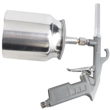BRRNOO Pistola de Pulverización de con Olla de Aluminio, Kit de Juego de Herramientas de Eliminación de óxido para la Limpieza, Pulido, PS-6R