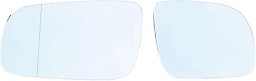 Trixly Para Vw para Golf 4 para JETTA para Passat para Bora Espejo retrovisor lateral calefactable Cristal del espejo puerta(Left Right)