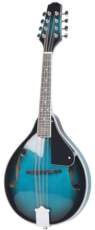 RiToEasysports Instrumento de Mandolina, ME-22 Tilo Piedra Verde Mandolina de Actuación Musical de 8 Cuerdas para Principiantes, Adultos y Adolescentes
