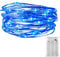 Dalugo Lichterkette Blau, 3m 30 LED Lichterkette Batterie Klein für Weihnachten, Schlafzimmer, Party, Hochzeit