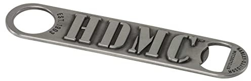 Harley-Davidson Custom Tooled HDMC Metal Bottle Opener - Antique Silver Finish