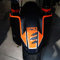 labelbike - 3D Aufkleber für Motorrad Kotflügel Dekorationen und Schutz aus Kunstharz kompatibel mit KTM 1290 Super Adventure S (2021-2024) Farbe SchwarzmOrange-Weiß