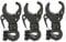 3PCS Bike Light,Handlebar Light Holder Mount Bicycle Mounting Bracket Flashlight Holder Torch Clip 360º Rotation Bicycle Front Torch Mount LED Headlight Holder-Bike Light Holder Bicycle Torch Clamp