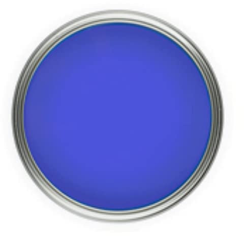 Vintro Paint | Blue Eggshell Paint | for Walls | Wood | Trim | Satin Furniture Paint | Interior & Exterior Use. 1 Litre (Raphael Blue)