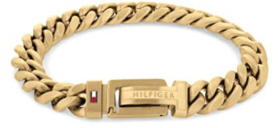 Tommy Hilfiger Jewelry Gliederarmband für Herren aus Edelstahl - Erhältlich aus Gold oder Silber